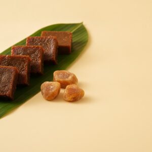 Karupatti palm jaggery halwa on banana leaf